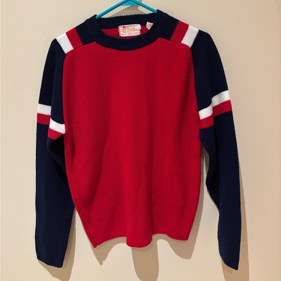 Other - Red and Navy Striped Sweater